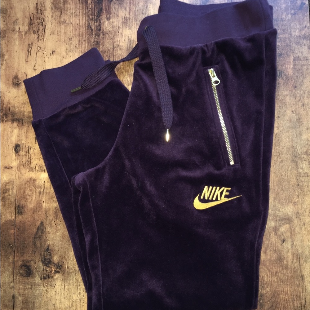 NWT Nike Velour Joggers